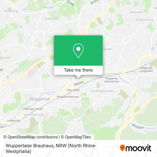 Wuppertaler Brauhaus map
