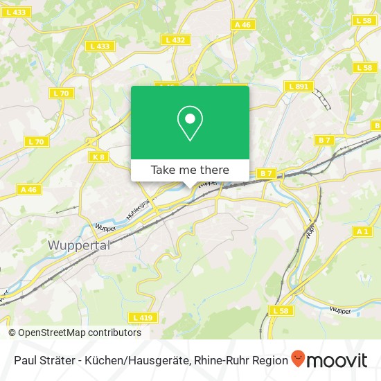 Карта Paul Sträter - Küchen / Hausgeräte