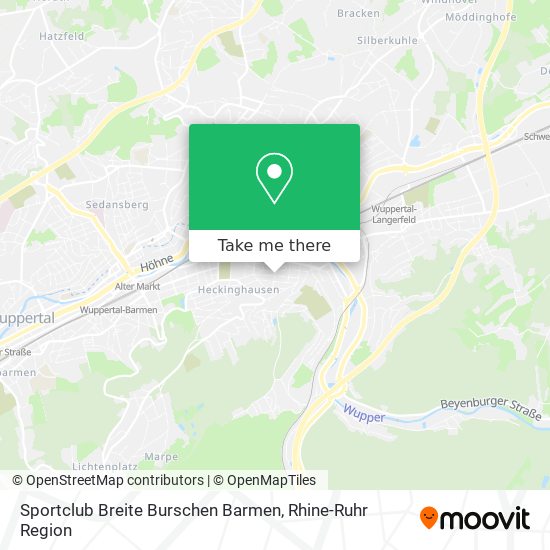 Sportclub Breite Burschen Barmen map