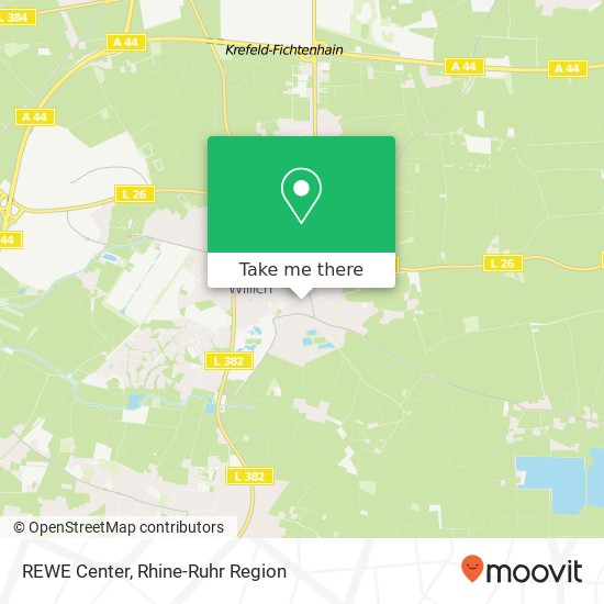 REWE Center map