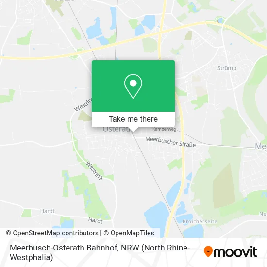 Meerbusch-Osterath Bahnhof map