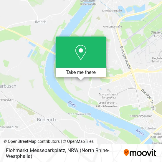 Карта Flohmarkt Messeparkplatz