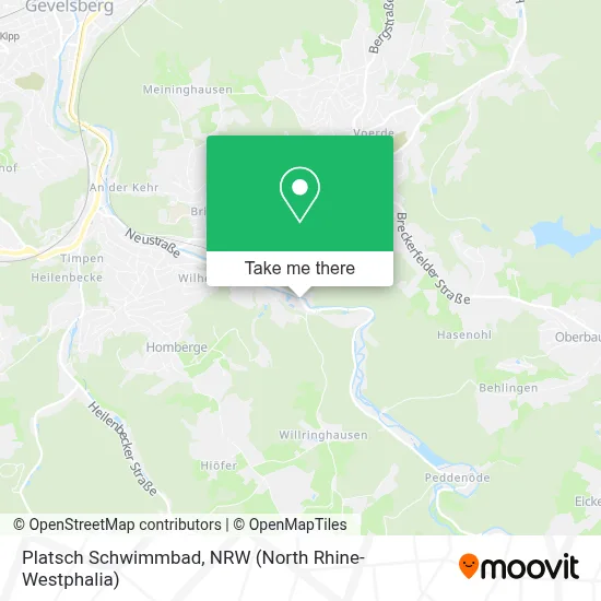 Platsch Schwimmbad map