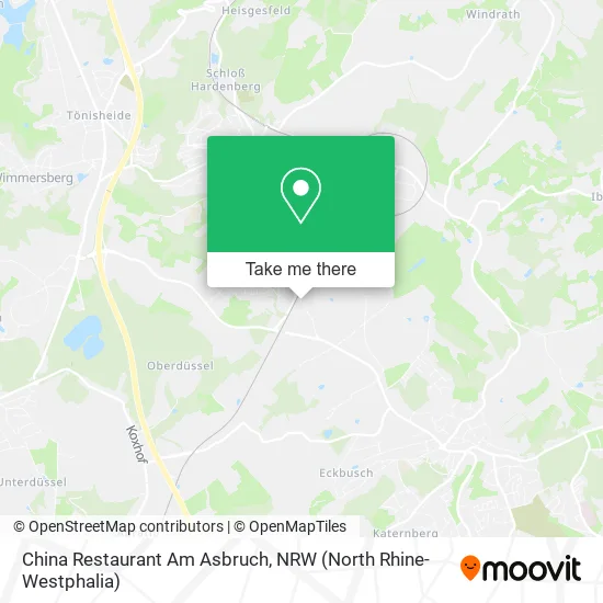 Карта China Restaurant Am Asbruch