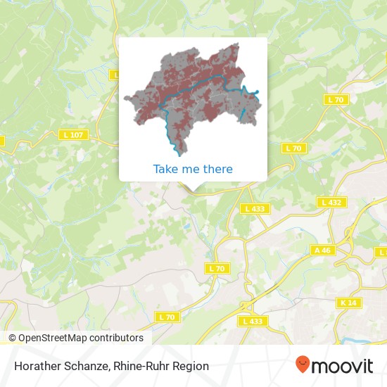 Horather Schanze map