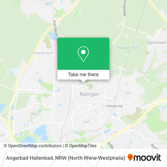 Angerbad Hallenbad map