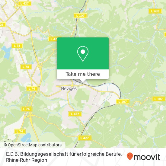 E.D.B. Bildungsgesellschaft für erfolgreiche Berufe map