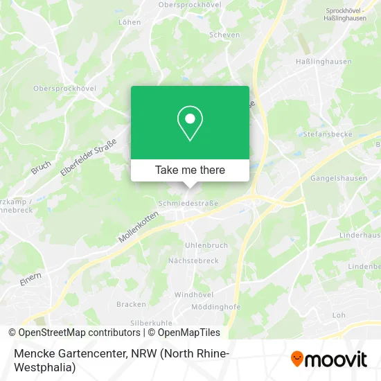 Mencke Gartencenter map