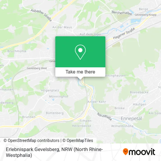 Erlebnispark Gevelsberg map