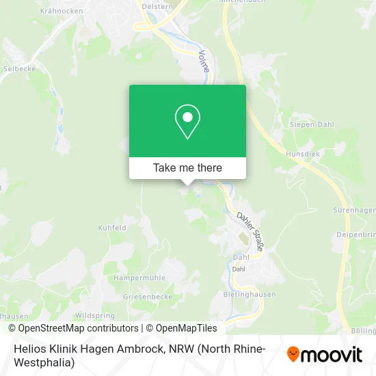 Карта Helios Klinik Hagen Ambrock