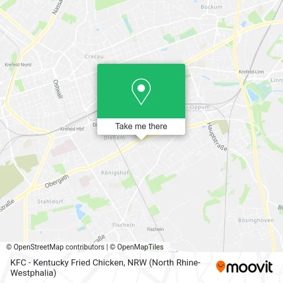 Карта KFC - Kentucky Fried Chicken