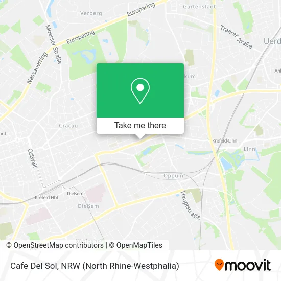 Cafe Del Sol map