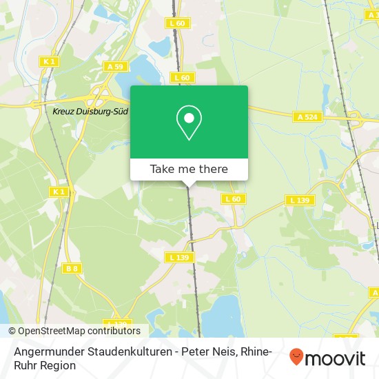 Angermunder Staudenkulturen - Peter Neis map