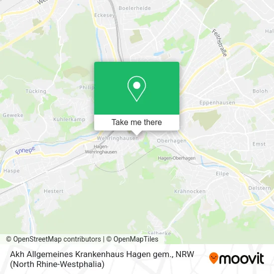 Карта Akh Allgemeines Krankenhaus Hagen gem.