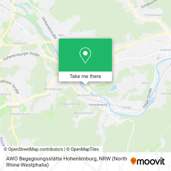 Карта AWO Begegnungsstätte Hohenlimburg