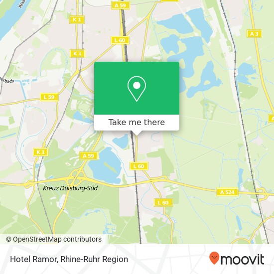 Hotel Ramor map