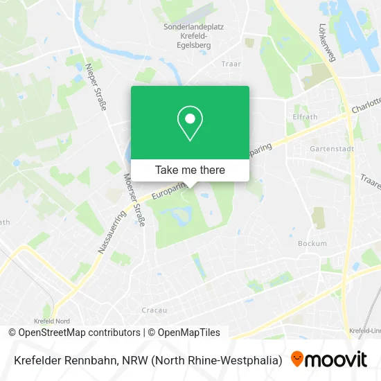 Карта Krefelder Rennbahn