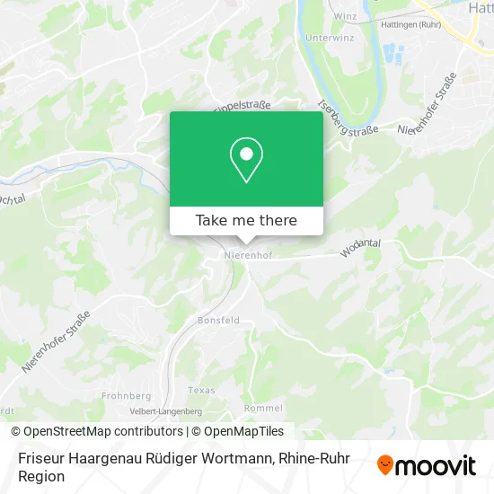 Карта Friseur Haargenau Rüdiger Wortmann