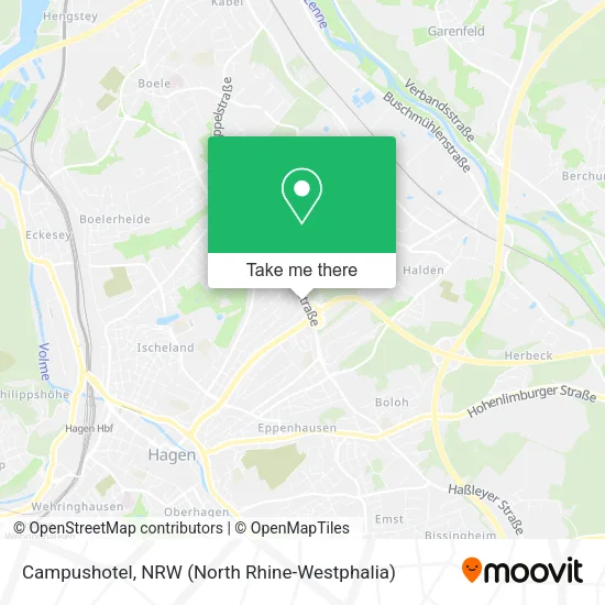 Карта Campushotel