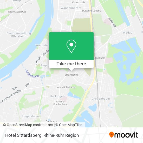 Hotel Sittardsberg map