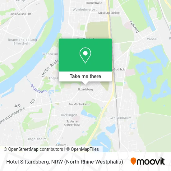 Карта Hotel Sittardsberg