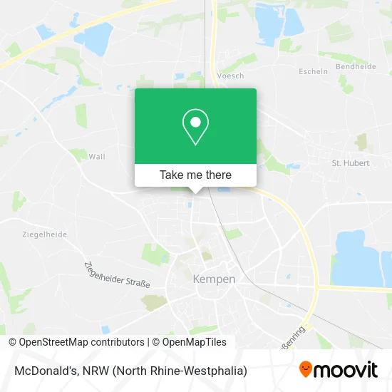 Карта McDonald's