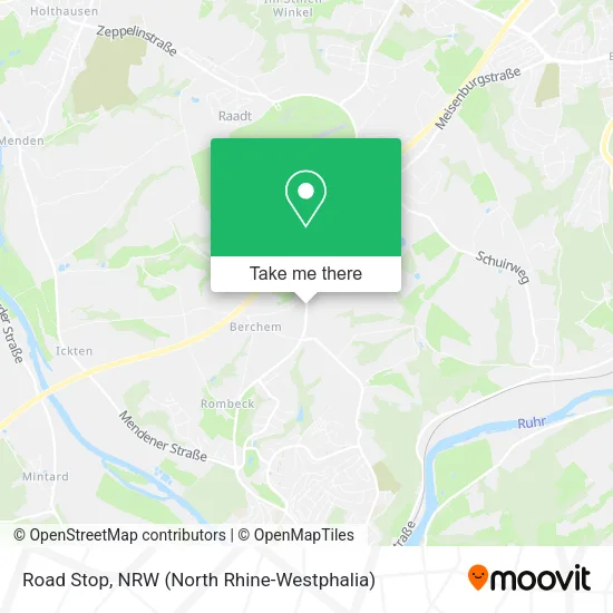 Road Stop map