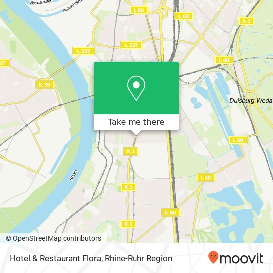 Карта Hotel & Restaurant Flora