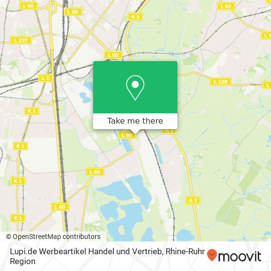 Lupi.de Werbeartikel Handel und Vertrieb map