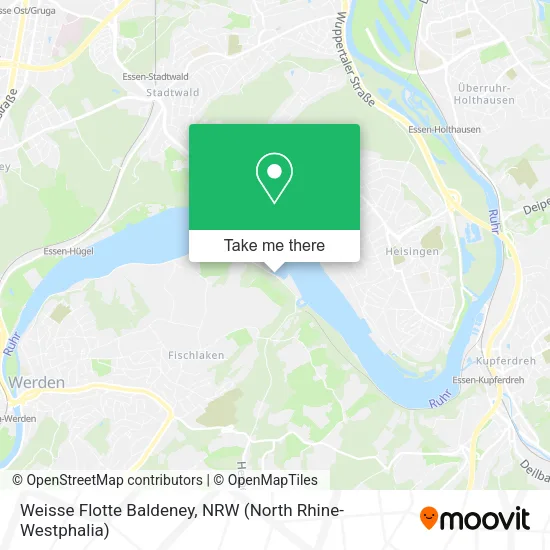 Карта Weisse Flotte Baldeney