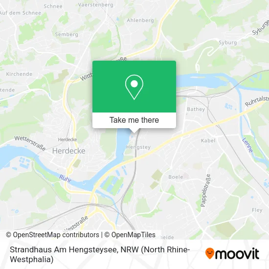 Карта Strandhaus Am Hengsteysee