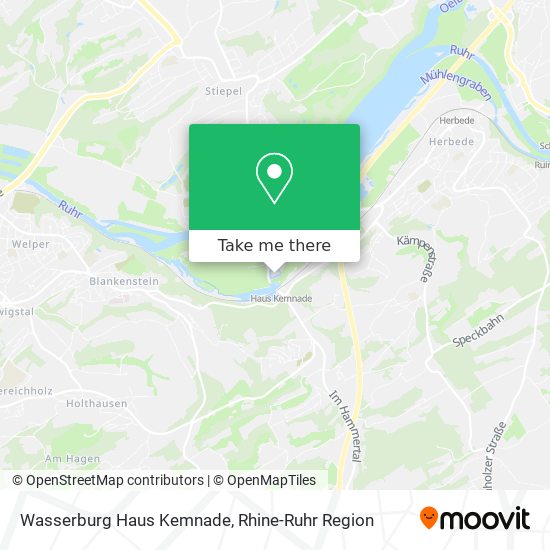 Wasserburg Haus Kemnade map