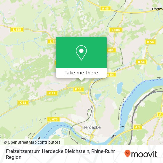 Freizeitzentrum Herdecke Bleichstein map