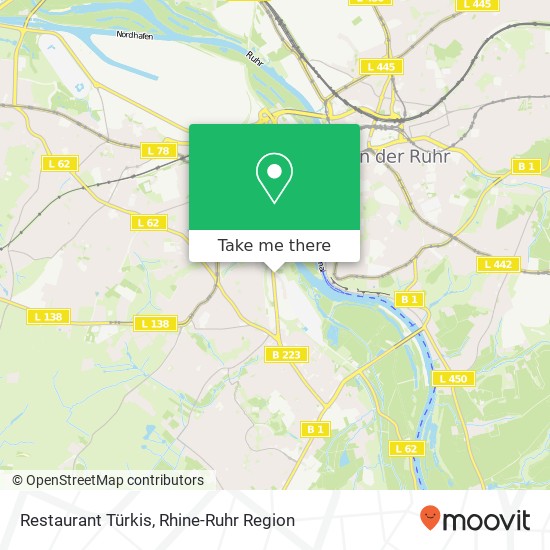 Restaurant Türkis map