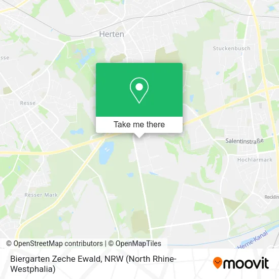 Карта Biergarten Zeche Ewald