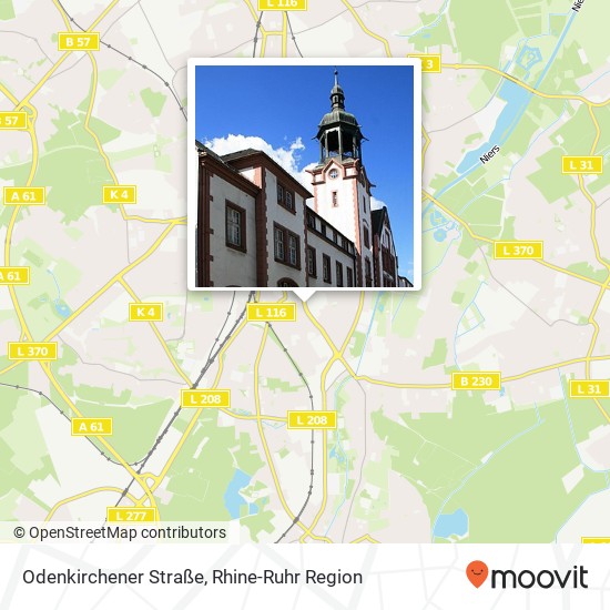 Odenkirchener Straße map