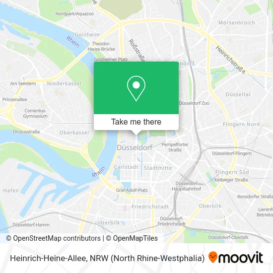 Карта Heinrich-Heine-Allee