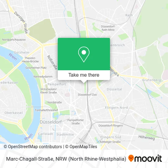 Карта Marc-Chagall-Straße