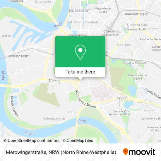Карта Merowingerstraße