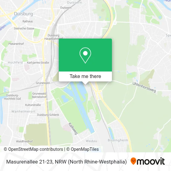 Masurenallee 21-23 map