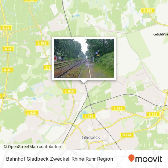 Bahnhof Gladbeck-Zweckel map