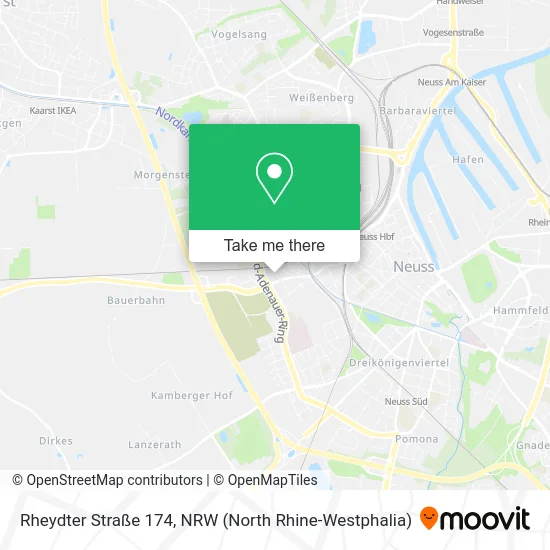 Карта Rheydter Straße 174