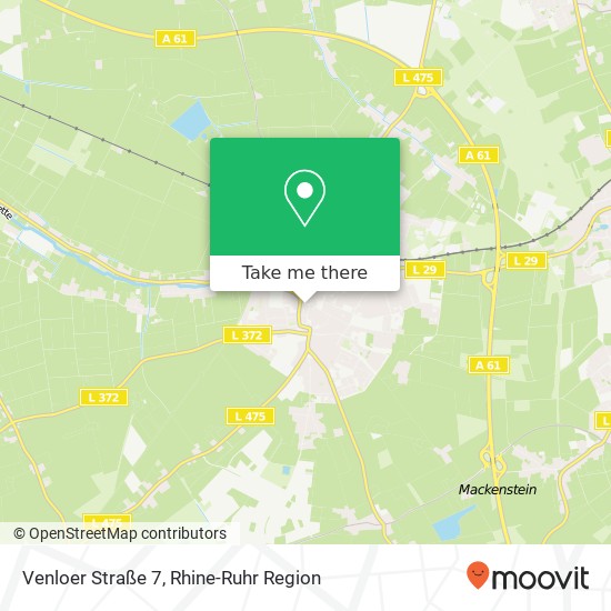 Карта Venloer Straße 7