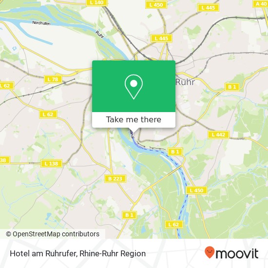 Hotel am Ruhrufer map