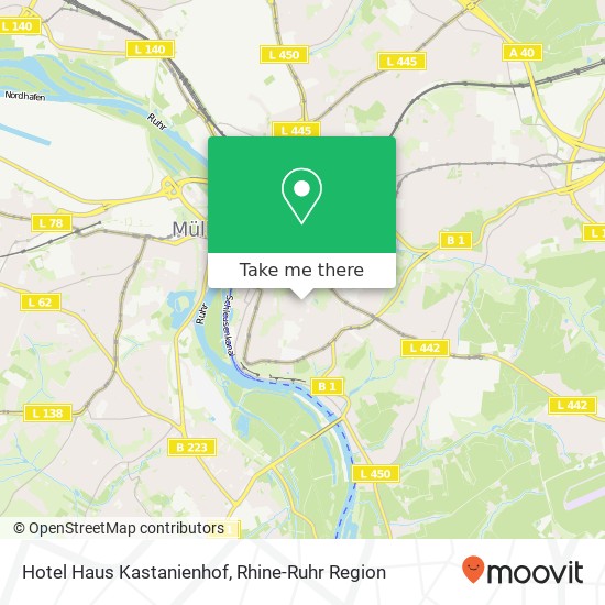 Hotel Haus Kastanienhof map