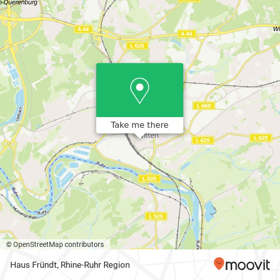 Haus Fründt map