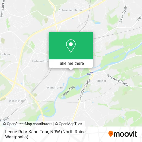 Карта Lenne-Ruhr-Kanu-Tour