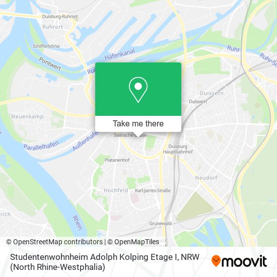 Studentenwohnheim Adolph Kolping Etage I map