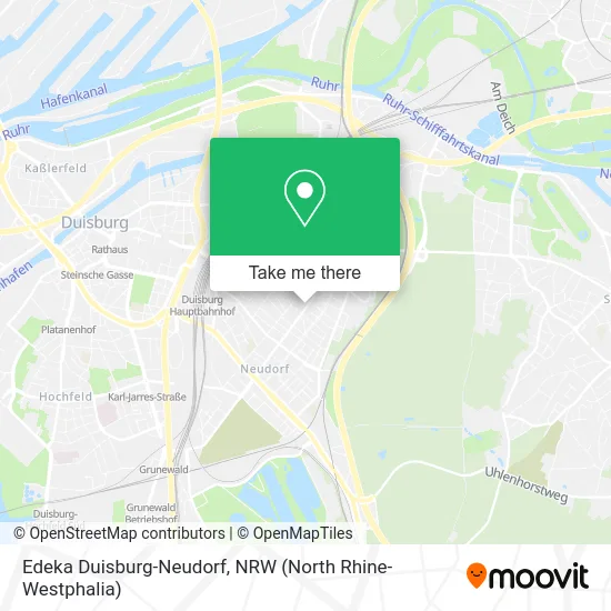 Edeka Duisburg-Neudorf map