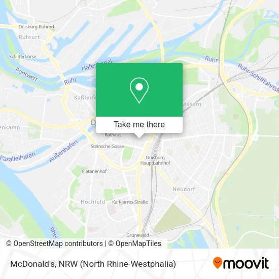Карта McDonald's